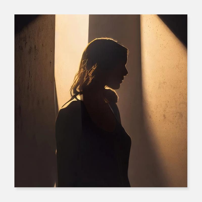Shadow Poster 16" x 16" (40x40 cm)
