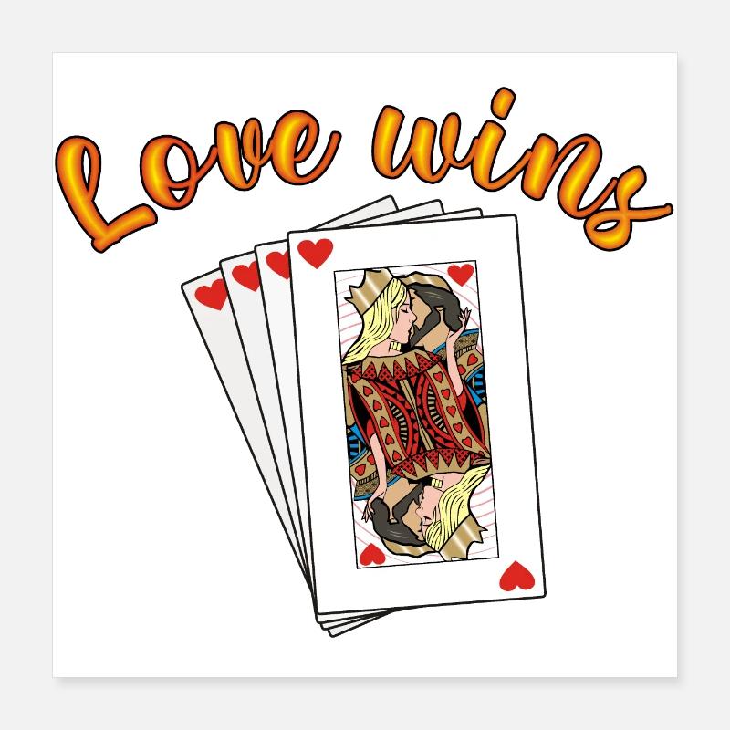 Queen King Poster 16" x 16" (40x40 cm)