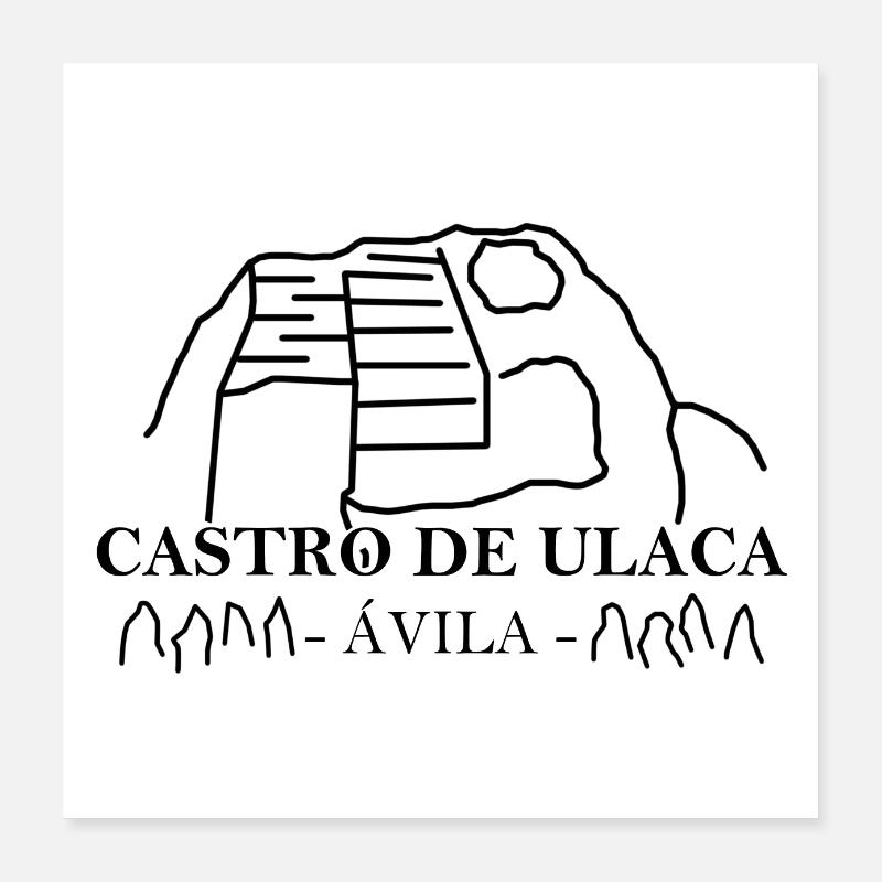 Castro d’Ulaca Poster 40 x 40 cm