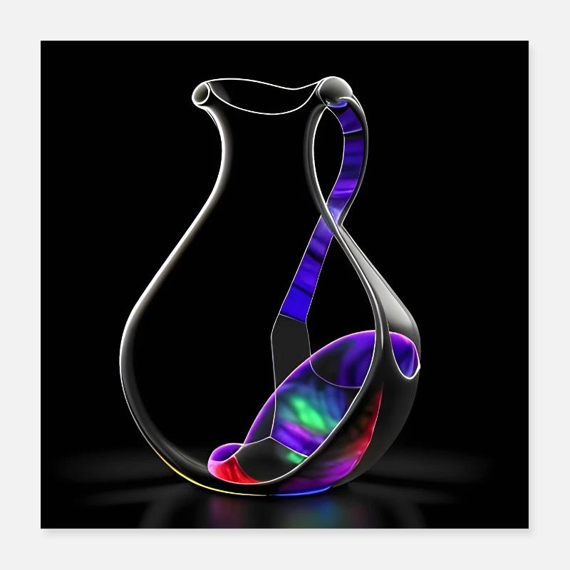 Kleinsche Flasche -01- Poster 40x40 cm