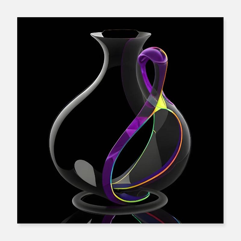 Kleinsche Flasche -02- Poster 40x40 cm