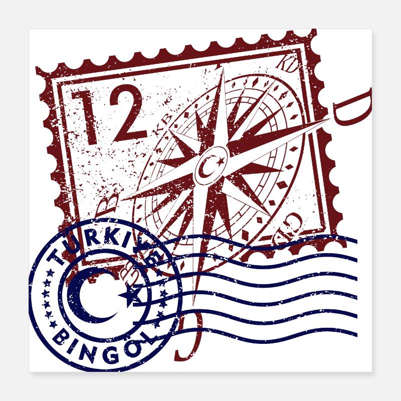 Olio Bing Poster 40x40 cm