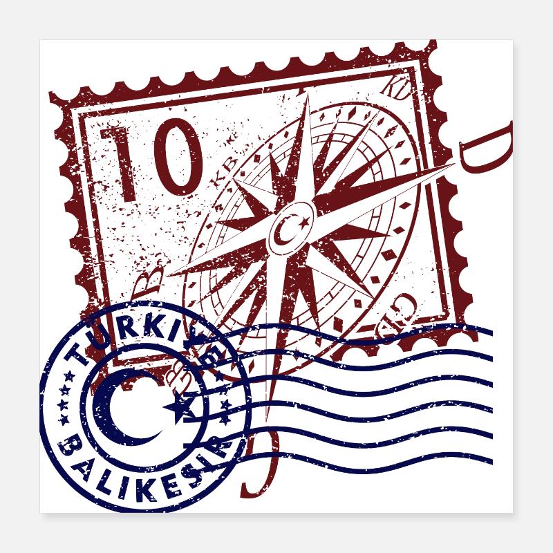 Balıkesir Poster 16" x 16" (40x40 cm)