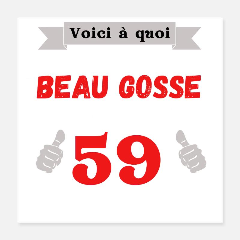 This Is What A Handsome 59-Year-Old Guy Looks Like Poster 16" x 16" (40x40 cm)