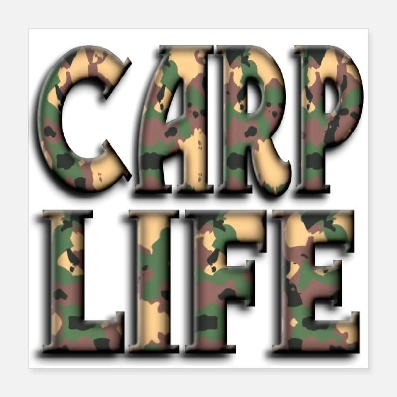 CARP LIFE Poster 16" x 16" (40x40 cm)