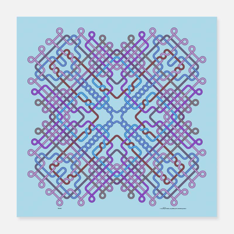 Nonett Poster 40x40 cm