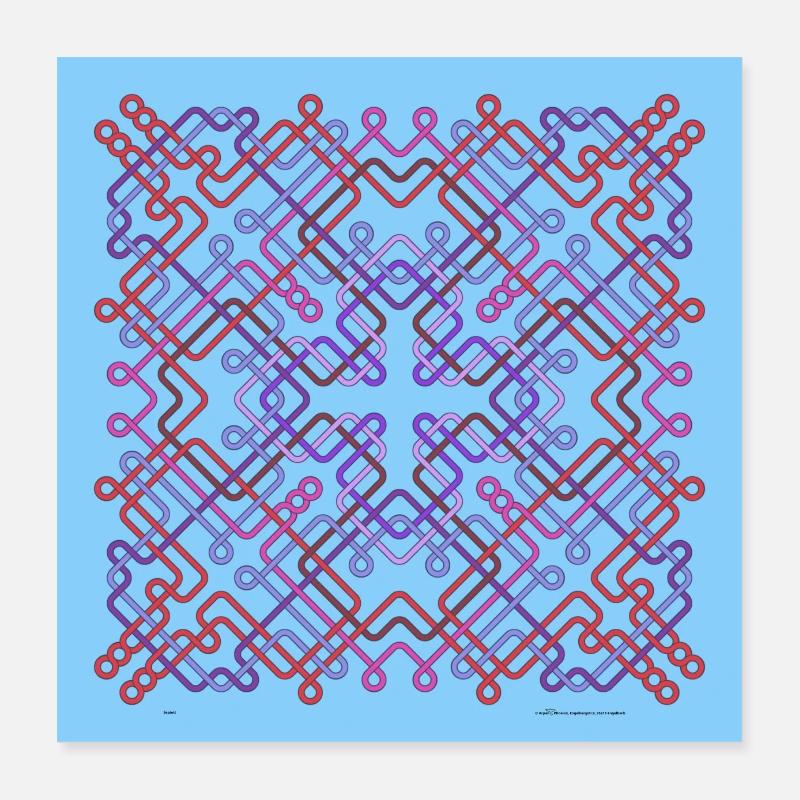 Septet Poster 16" x 16" (40x40 cm)