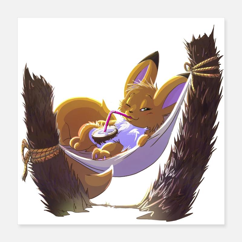 Chillout Nuts Poster 40x40 cm