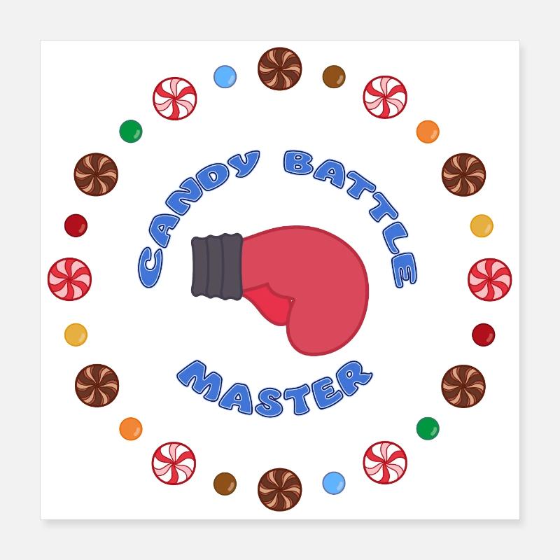 Candy Battle Master Poster 16" x 16" (40x40 cm)
