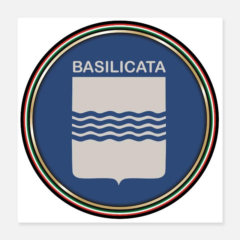 Basilicata Poster 40x40 cm