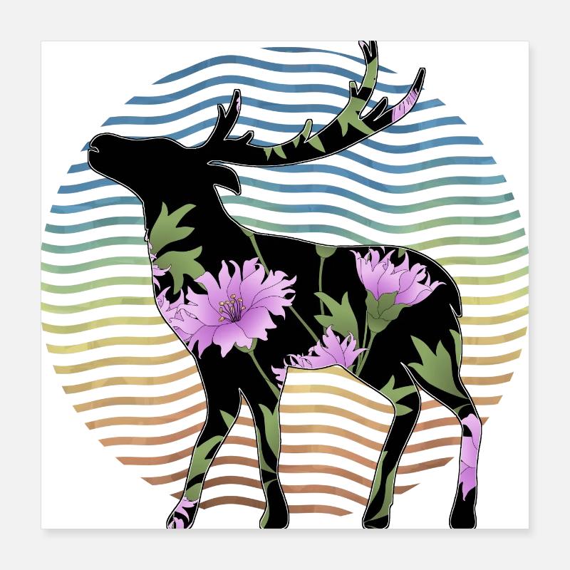 Hert Poster 40x40 cm