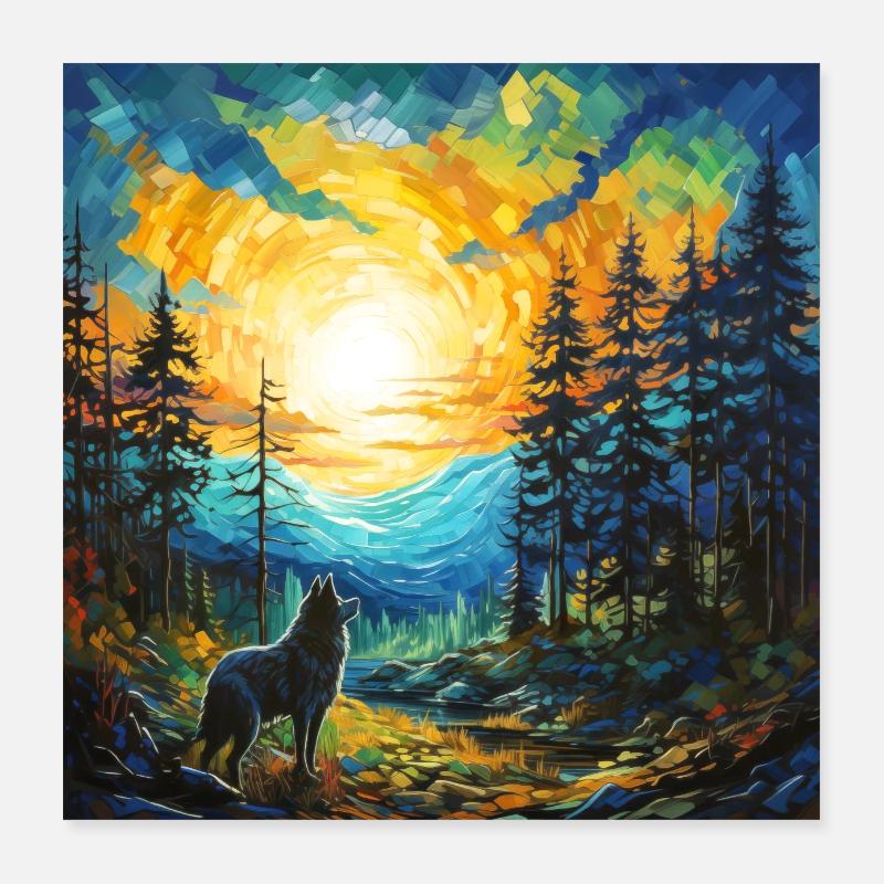 Wild Symphony Poster 16" x 16" (40x40 cm)