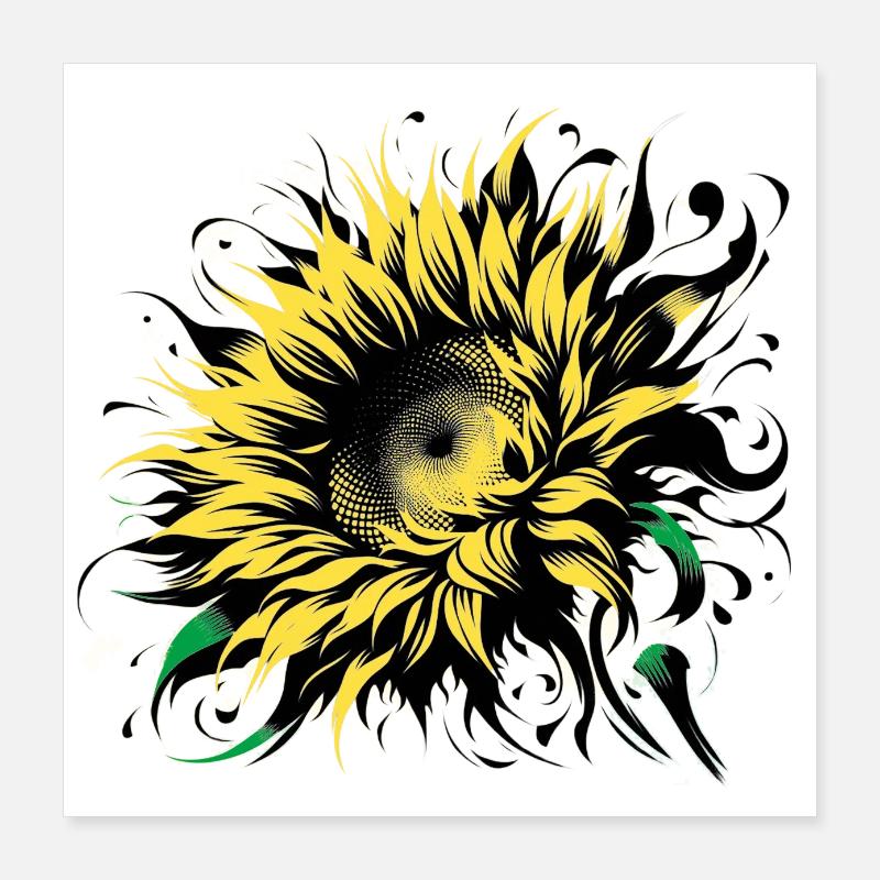 Tournesol | Tournesol Poster 40 x 40 cm