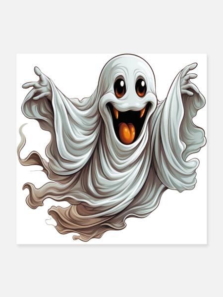 Ghosts, supernatural beings or imagination? - Poster 16" x 16" (40x40 cm) - white - Front