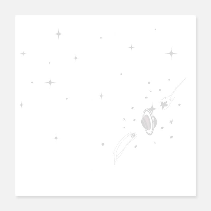 Galaxy Gift Poster 16" x 16" (40x40 cm)