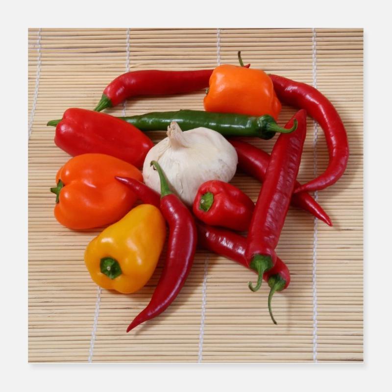 CHILI's Round Poster 16" x 16" (40x40 cm)