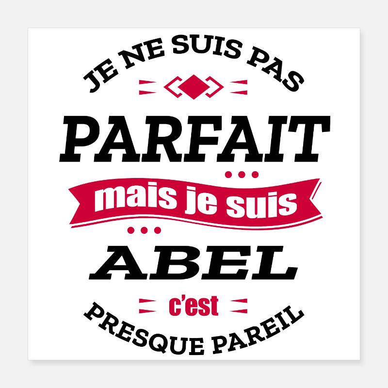 323 ABEL BL Poster 40 x 40 cm