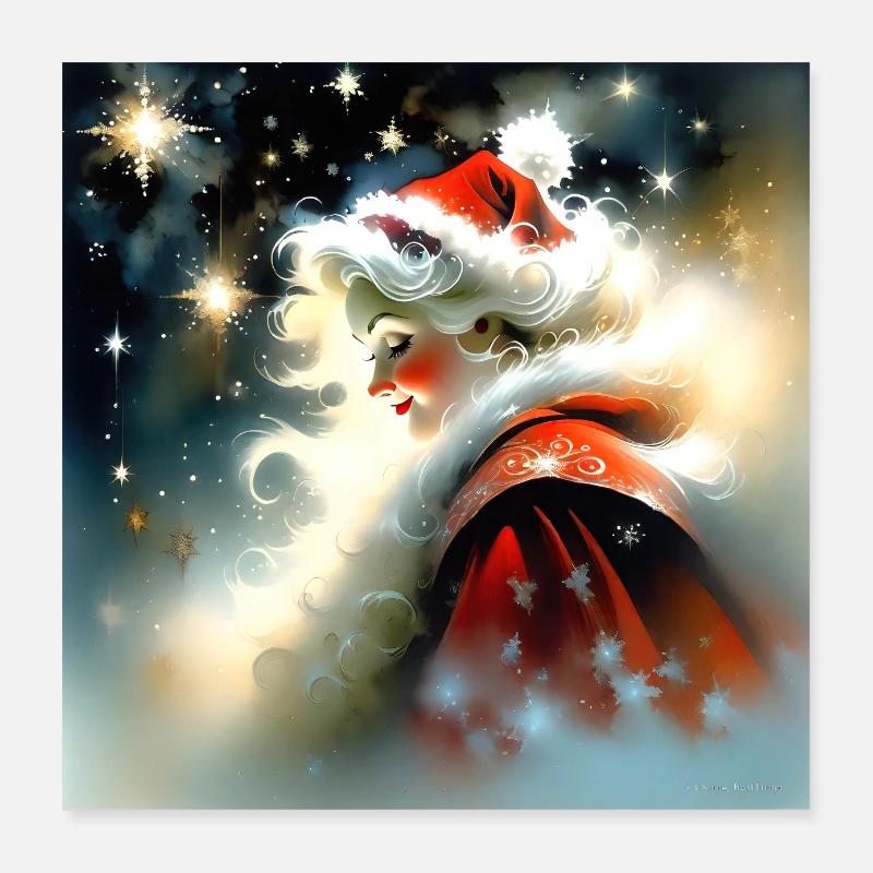 Merry Christmas #8 Poster 16" x 16" (40x40 cm)