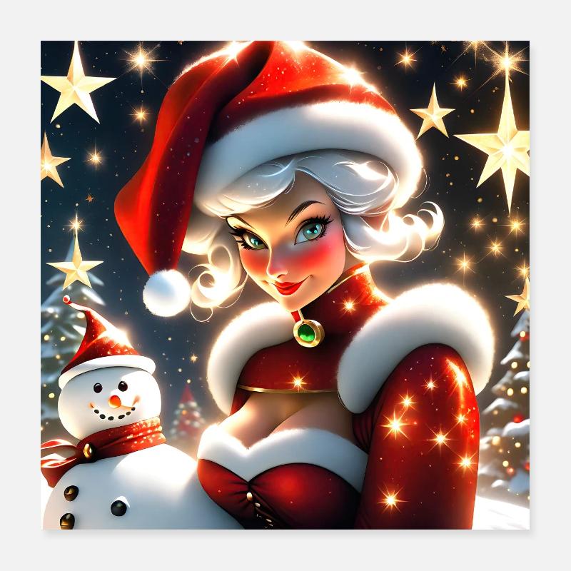 Merry Christmas #11 Poster 16" x 16" (40x40 cm)