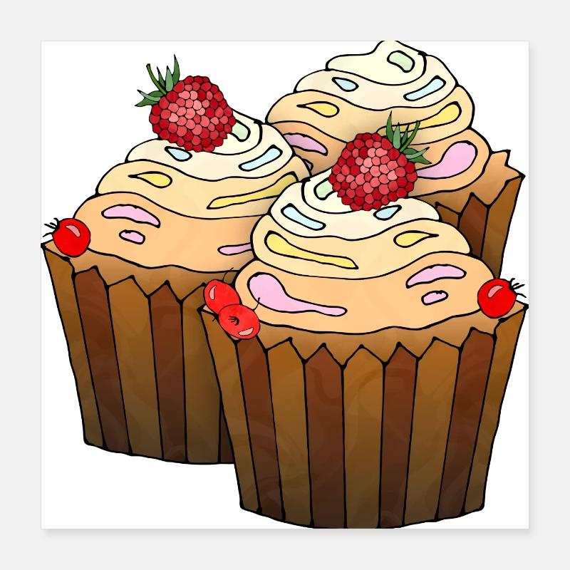 Cakes Poster 16" x 16" (40x40 cm)