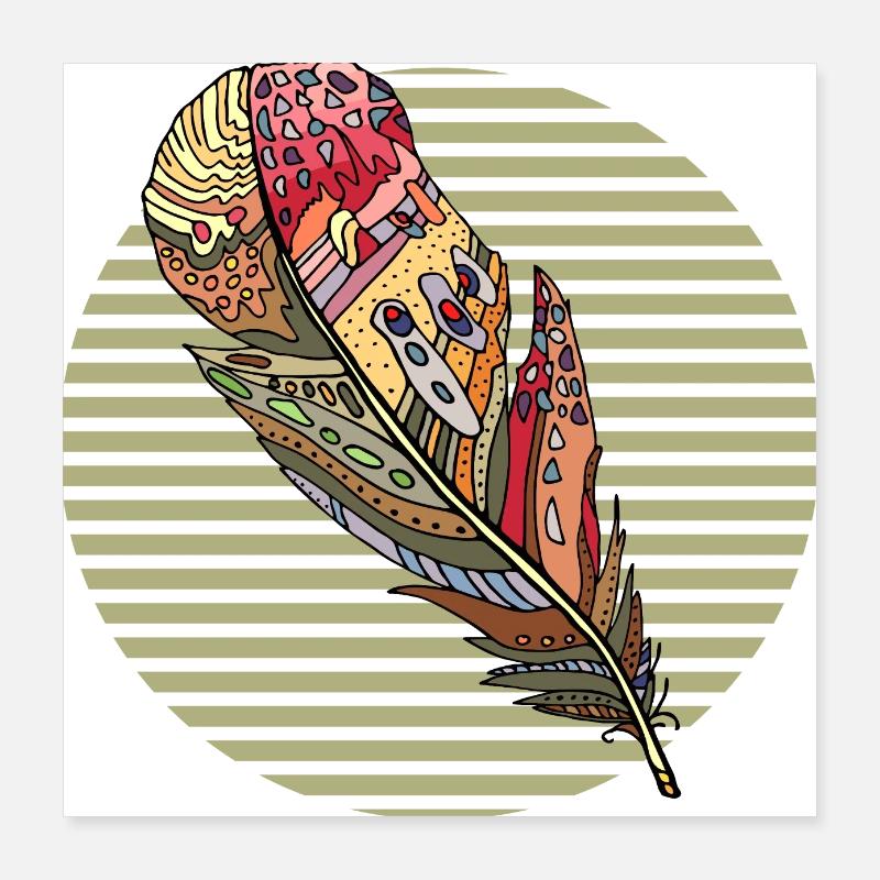 Plume Poster 40 x 40 cm