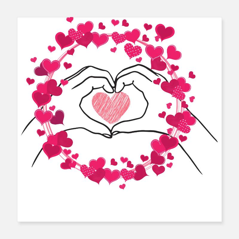 Time to Love Poster 16" x 16" (40x40 cm)