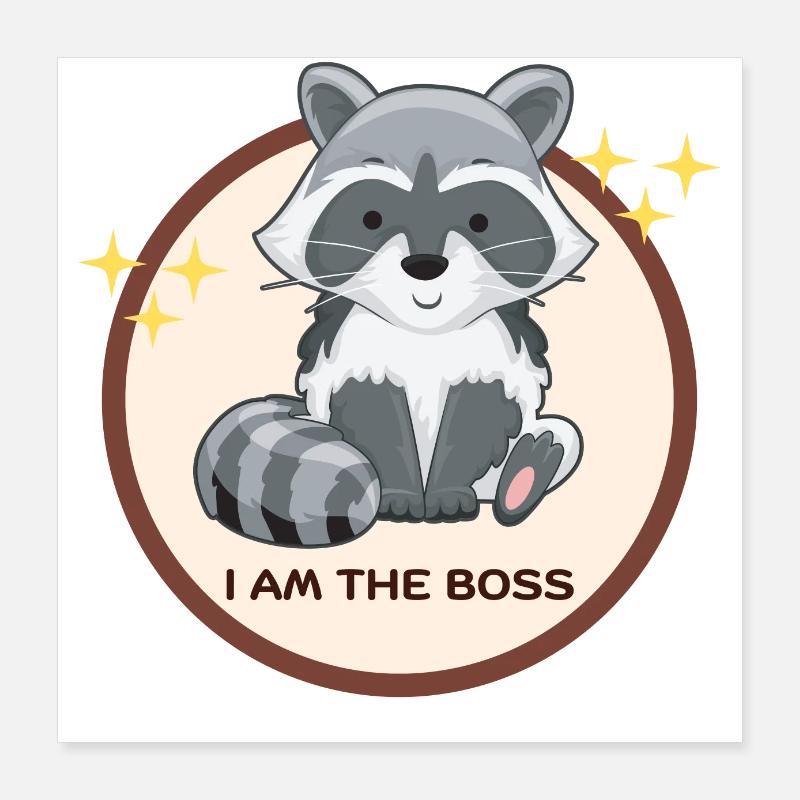 I AM THE CHEFFE Poster 40x40 cm