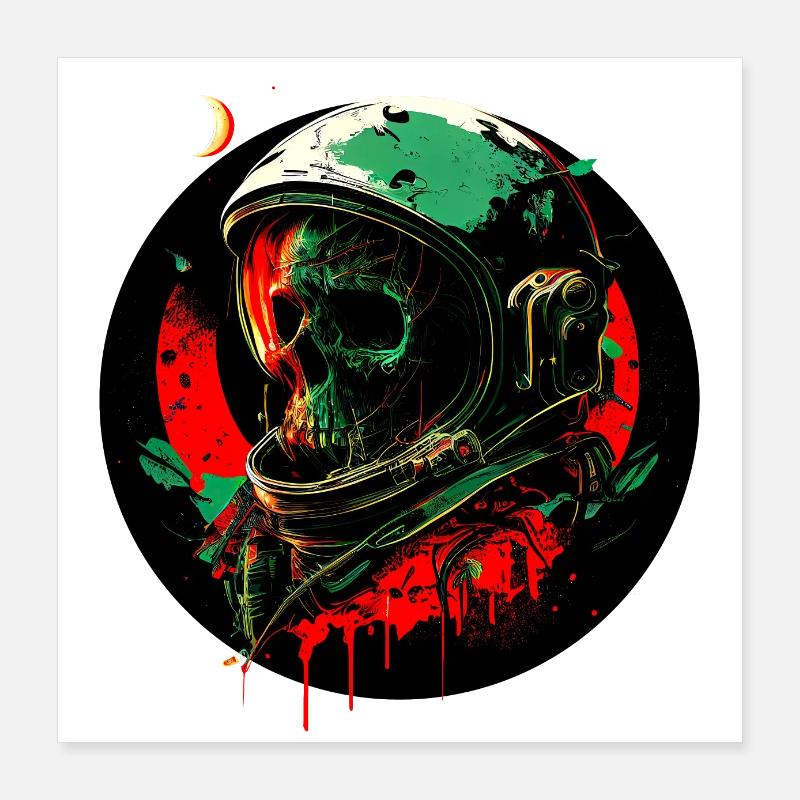 Dead astronaut Poster 16" x 16" (40x40 cm)