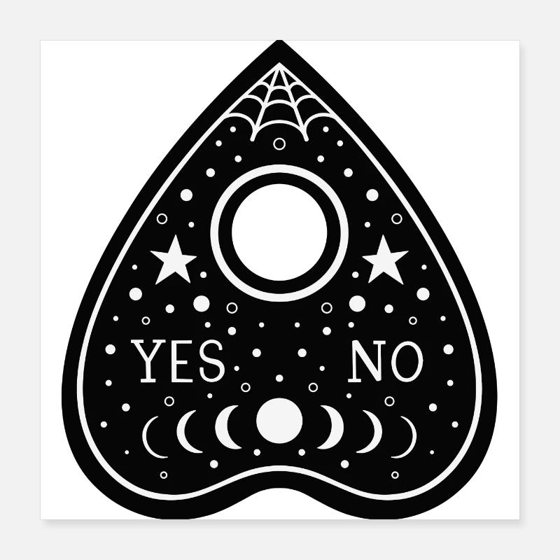 Yes or No Magic Poster 40x40 cm