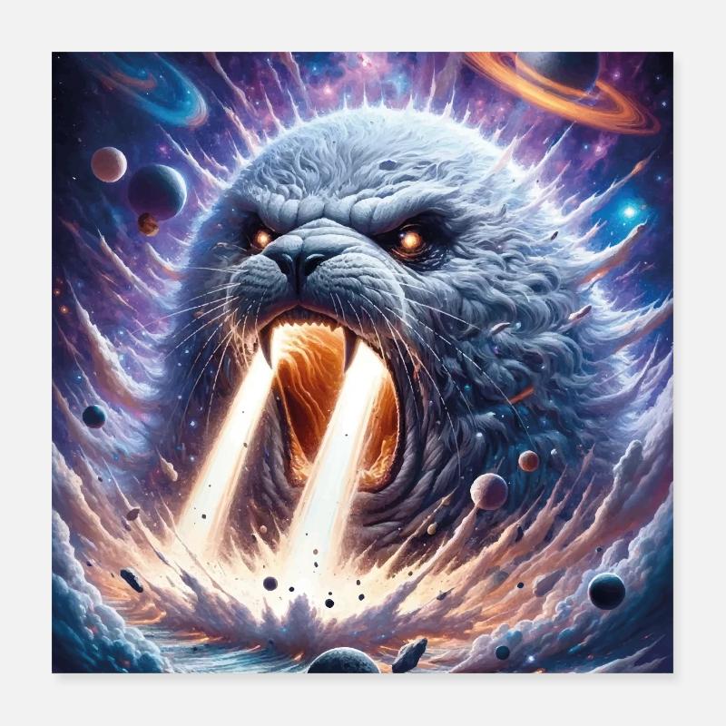 Super Robbe Poster 40x40 cm
