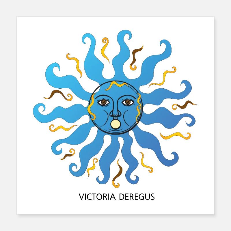 Solstice d’hiver 05 Poster 40 x 40 cm