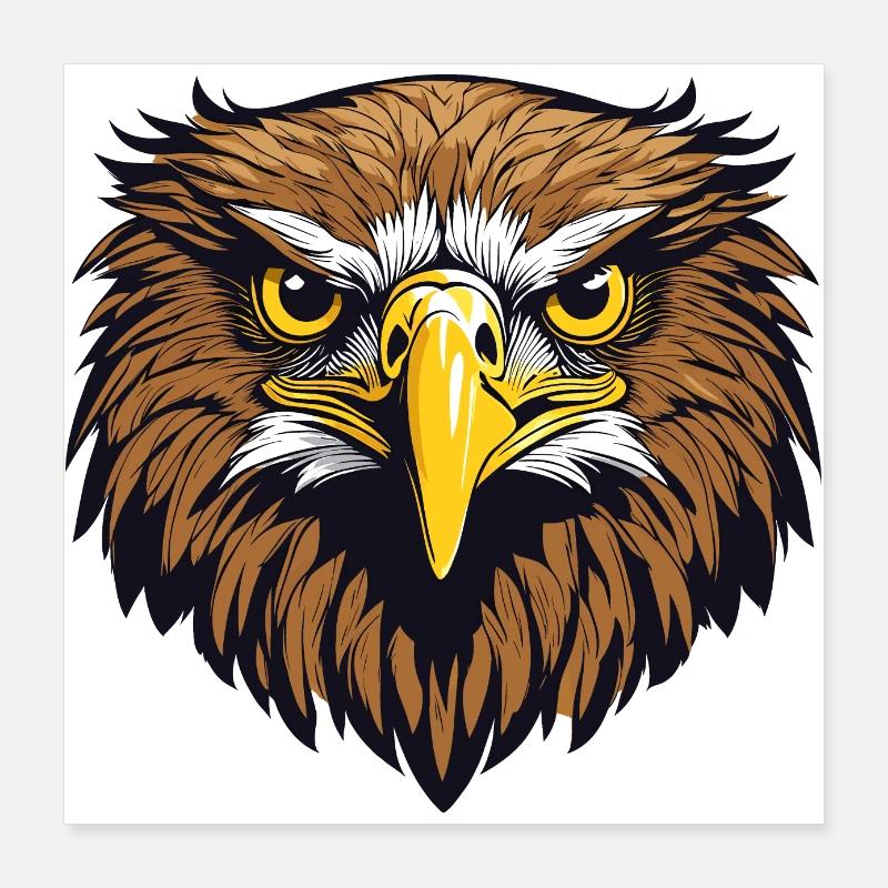 Aigle royal Poster 40 x 40 cm