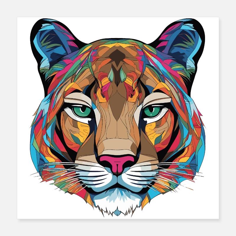 Kuguar Poster 40x40 cm