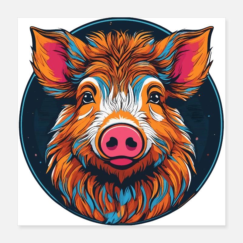 Eber Poster 40x40 cm