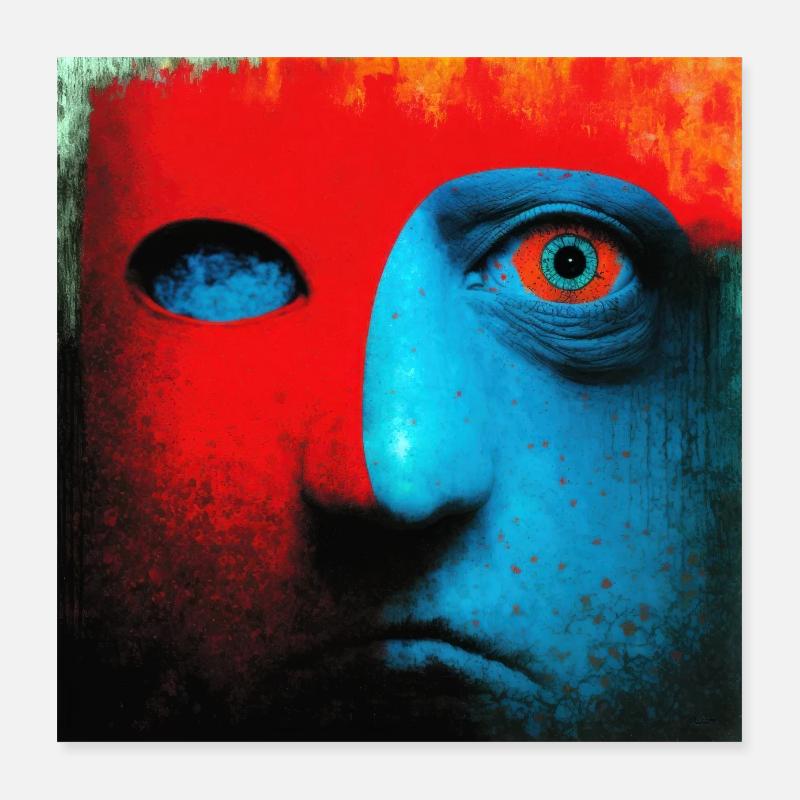 Surréaliste 09 Poster 40 x 40 cm