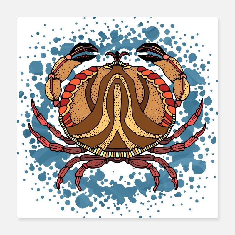 Krebs Poster 40x40 cm