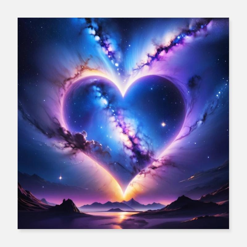 Boreal Heart Poster 16" x 16" (40x40 cm)