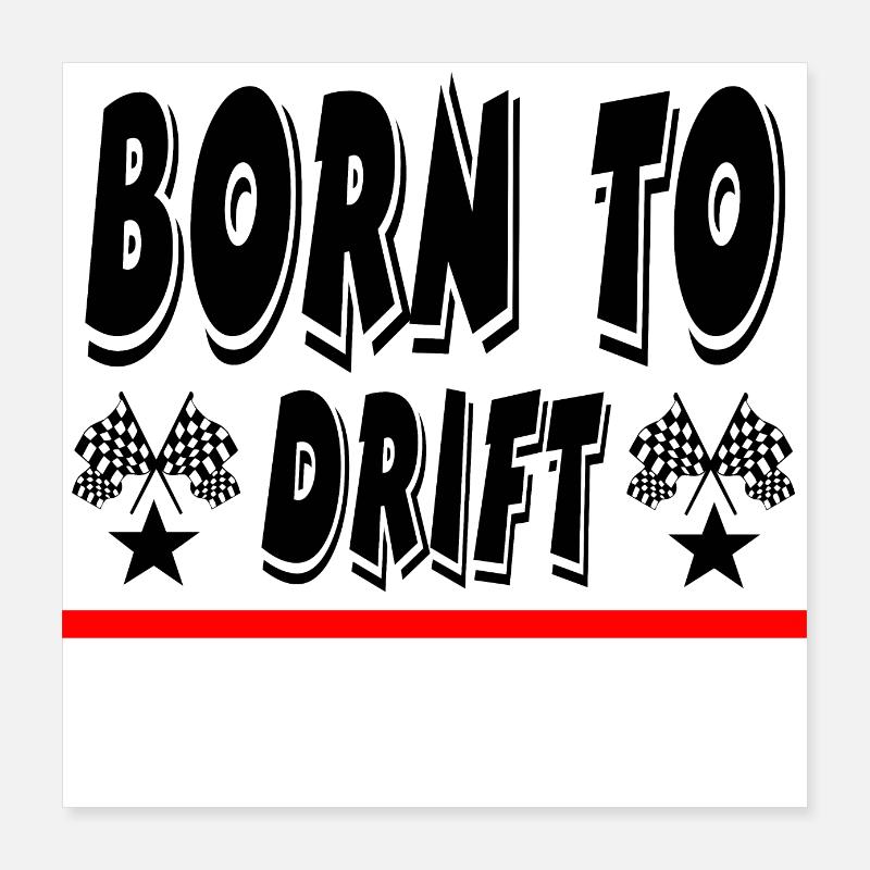 Drift Poster 16" x 16" (40x40 cm)