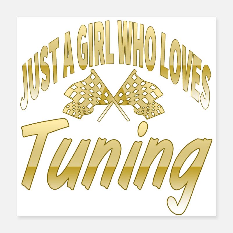 Tuning Poster 16" x 16" (40x40 cm)