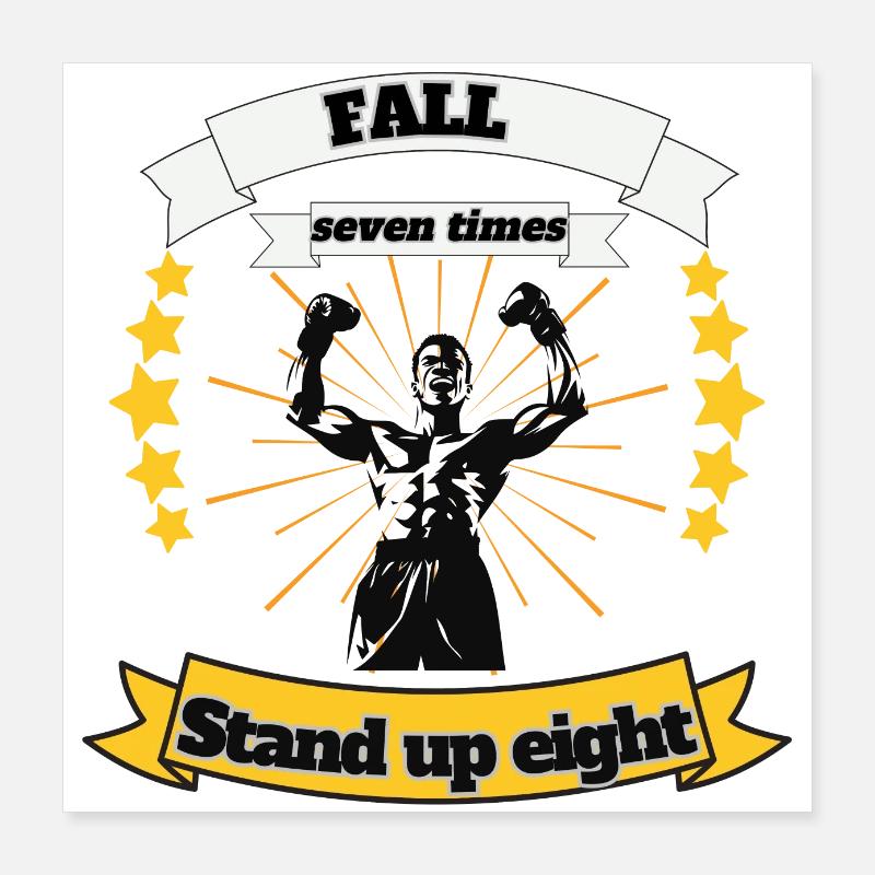 Fall Seven Times Poster 16" x 16" (40x40 cm)