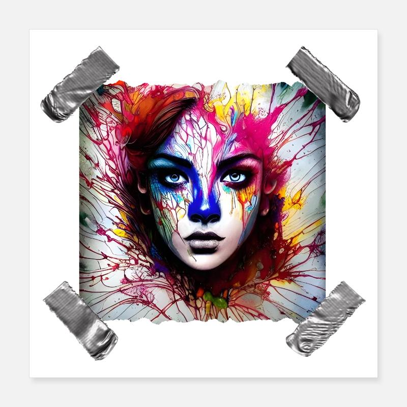 Splash Hero Poster 16" x 16" (40x40 cm)