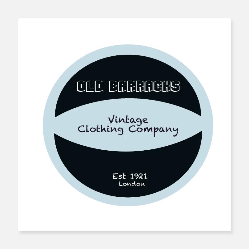 Ancienne caserne Poster 40 x 40 cm