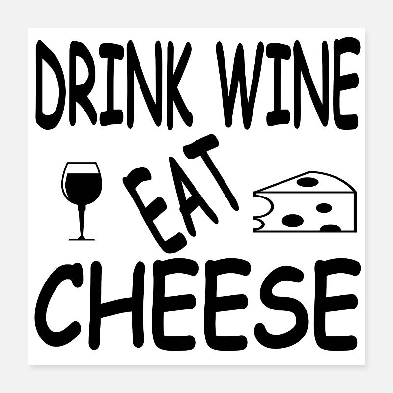 Wein Poster 40x40 cm