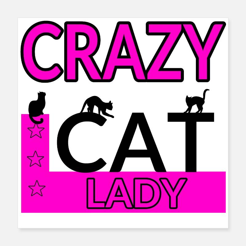 Félin Poster 40 x 40 cm