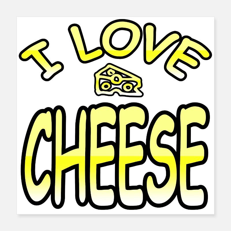Käse Poster 40x40 cm