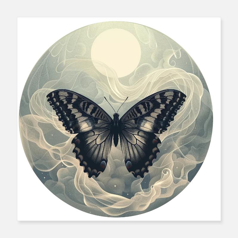 Schmetterling Poster 40x40 cm
