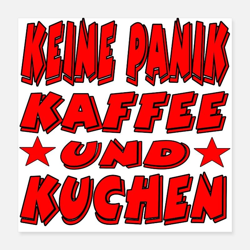 Kaffee Poster 40x40 cm