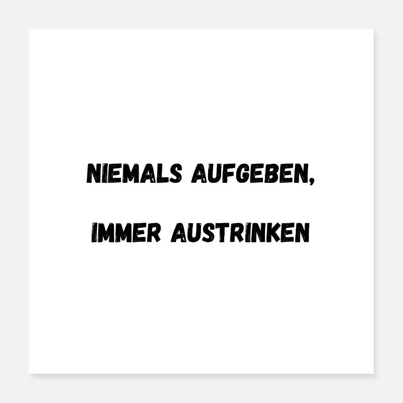 Drinking Spell Poster 16" x 16" (40x40 cm)
