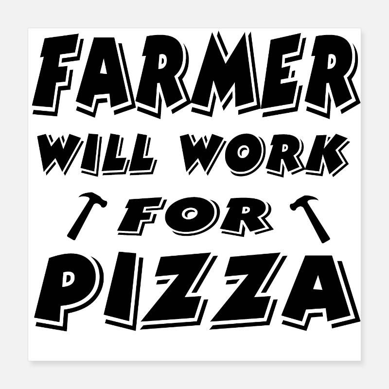 Farmer Poster 16" x 16" (40x40 cm)