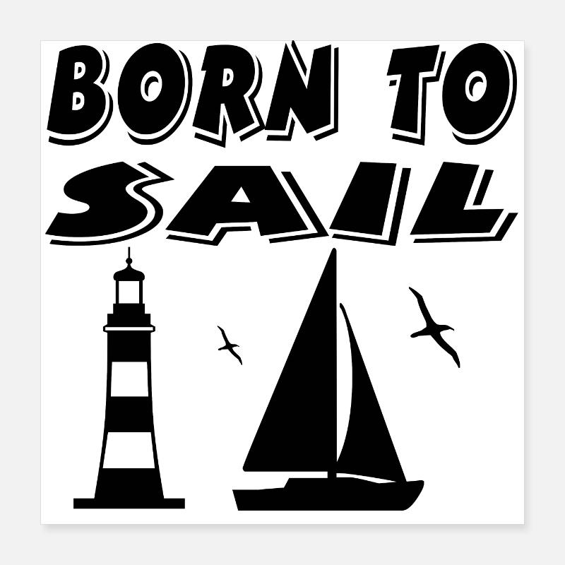 Sail Poster 16" x 16" (40x40 cm)